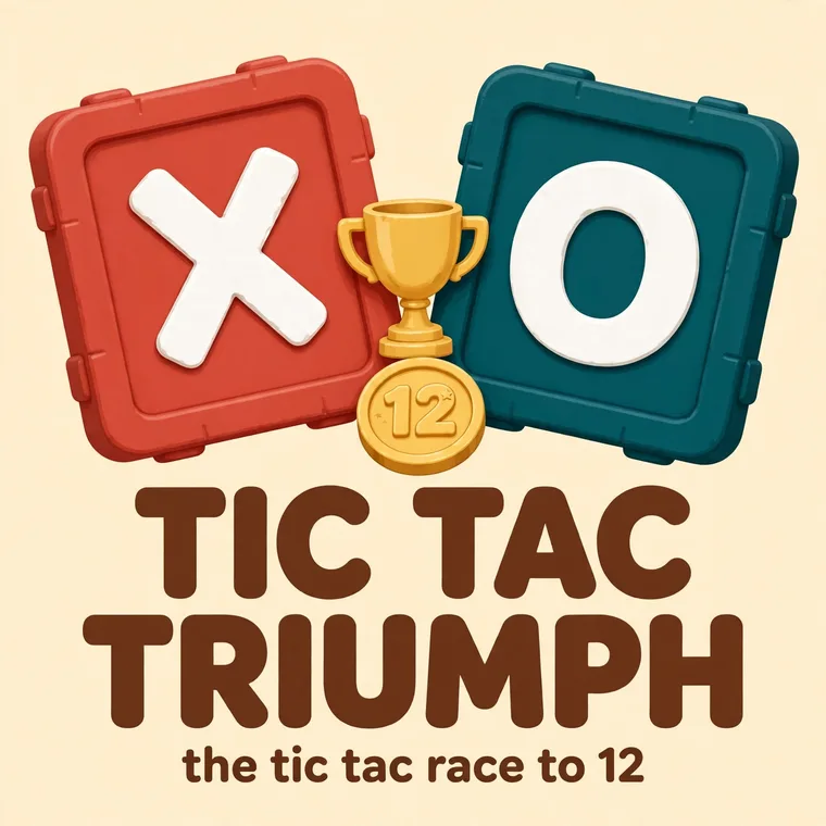 Tic Tac Triumph — the tic tac race to 12